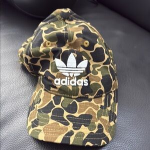adidas Camouflage Hat - Black, Green, Brown